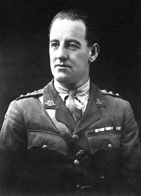 Captain Albert Jacka of the 14th Battalion. 