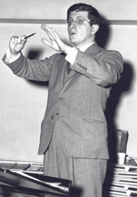 Composer Bernard Herrmann collaborated with Alfred Hitchcock on many of his most famous films.




