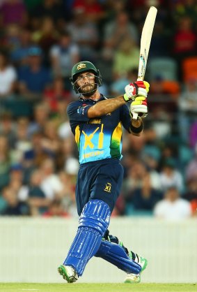 Glenn Maxwell was inspired during his innings of 136 off 89 balls on Wednesday.