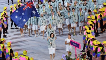 The spectacle of the opening ceremony was followed by disappointment for the Australians.