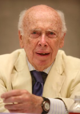 Controversial ... James Watson, co-discoverer of the DNA helix and father of the Human Genome Project, has not backed down from racist comments he made in 2007.