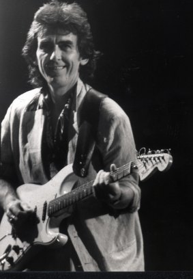 George Harrison in Sydney onstage in  1984 