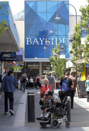 Bayside shopping centre in Franskton, Melbourne, may be sold in the proposed merger.