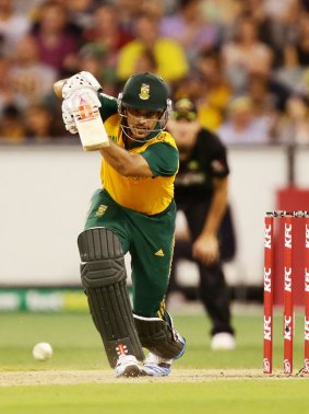 Up for the chase: J. P. Duminy produced a 256-run partnership with David Miller. 