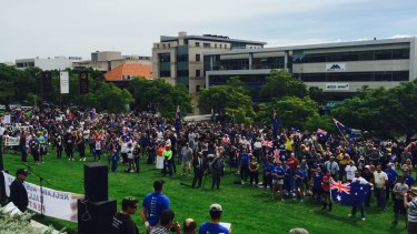 Perth's Reclaim Australia rally is against Islamic influence.