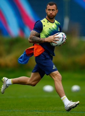 Waiting in the wings: Quade Cooper.