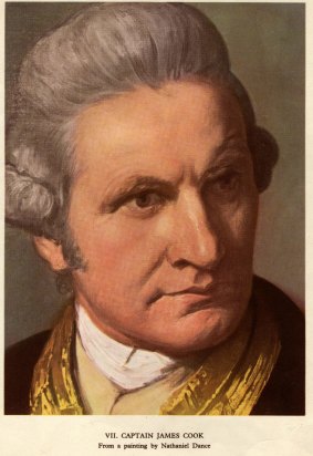Nathaniel Dance's portrat of Captain James Cook.