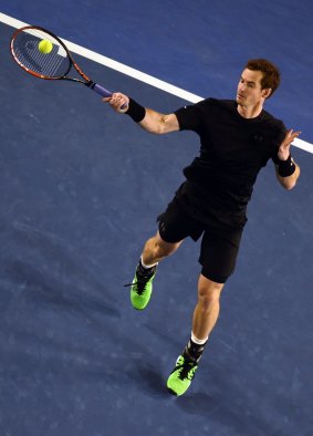 Andy Murray in action.