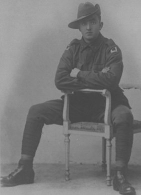 Tom Epps in his World War I uniform.