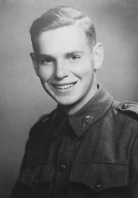 Sir Ninian Stephen, 1941 in army uniform.