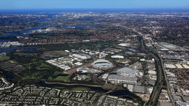 An early taskof the greater Sydney Commission  will be to revamp  the Olympic Park, Homebush, area.