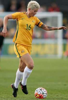 Matildas striker Michelle Heyman is happy they won't be in the much-maligned Olympic village until later in the tournament.