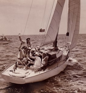 Saga in 1946, the year Magnus and Trygve took part in their first Sydney-Hobart race.