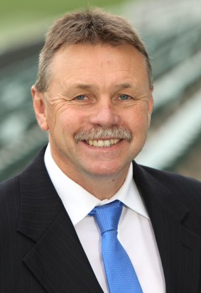 Standing again: Parramatta chairman Steve Sharp.