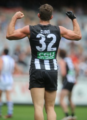 Travis Cloke's future at Collingwood may depend on whether he is picked to play against Carlton on Saturday night.