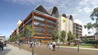 The Australian Technology Park offices for Commonwealth Bank are being developed by Mirvac.