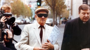 George Pell (right) with now-disgraced priest Gerald Ridsdale  in 1993.