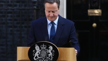 David Cameron resigned after the Brexit vote.
