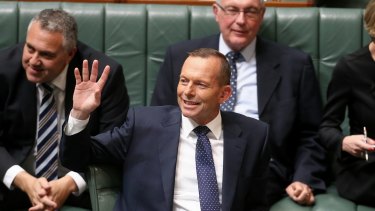 Prime Minister Tony Abbott in question time on Tuesday.