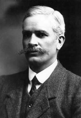 Andrew Fisher served three separate terms as prime minister, the last ending abruptly in October 1915.
