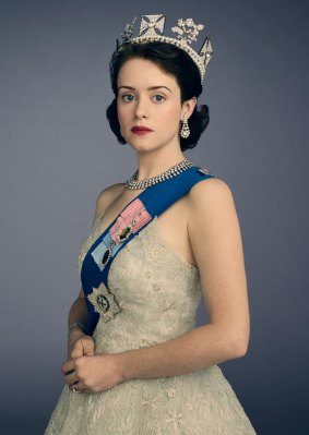 Claire Foy stars as the Queen in The Crown.