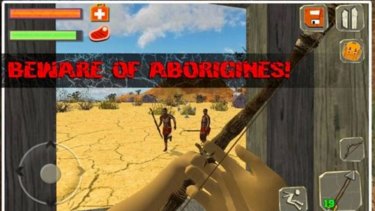 A game that allows players to kill Indigenous Australian characters has sparked outrage, with thousands of people calling for an apology from app developers and host sites. 