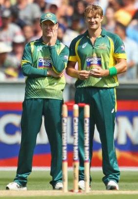 George Bailey (left) has the chance to play a long innings in the absence of Shane Watson.