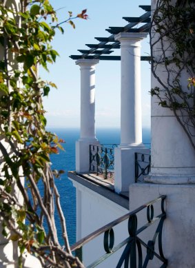 The view from Piazza Umberto I, Capri.