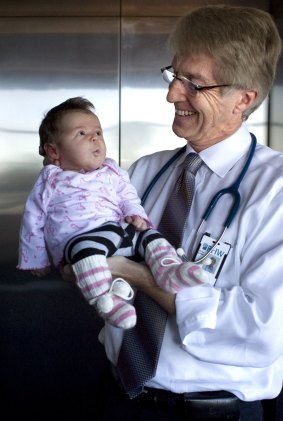 Big calm: Sydney paediatrician Howard Chilton. 