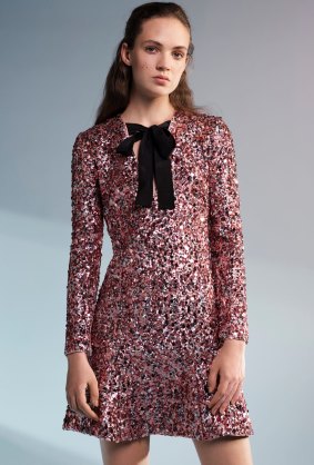 Since launching its first Conscious Exclusive collection, H&M has found ways to turn recycled polyester into sequins.