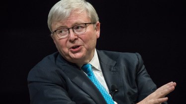 Kevin Rudd says the ABC's budget need to be protected by special legislation.