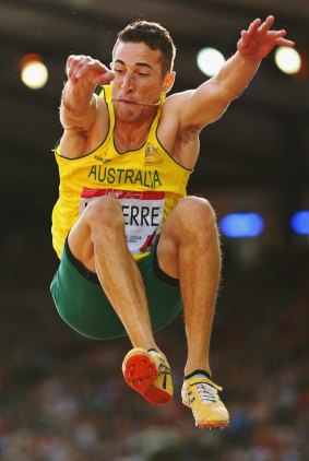 Fit again: Long jumper Fabrice Lapierre of Australia.