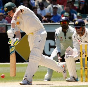 Steve Smith was the mainstay of Australia's innings together with a knock of 72 not out.