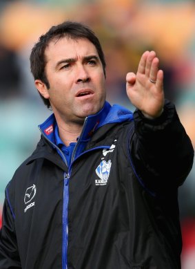 Under fire: Brad Scott is facing allegations of kicking and abusing a security guard at Blundstone Arena.