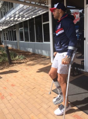 A test: Blake Ferguson says he knows what to do to recover from foot injury,