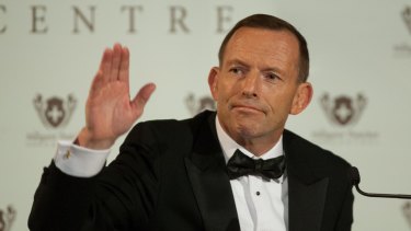 Follow me: Former Australian PM Tony Abbott tells Europe to heed his advice. 