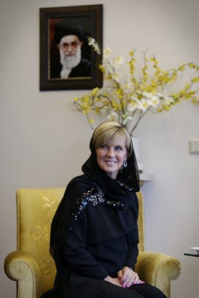 Julie Bishop in Tehran. 