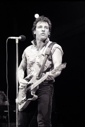 Bruce Springsteen at the Sydney Entertainment Centre, 21 March 1985.