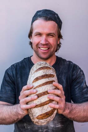 Baker Ben Gower at Geelong's Born & Bread.