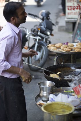 Street vendor.