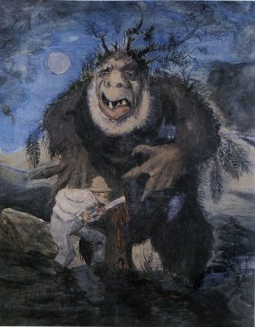 A Kittelsen wood troll.