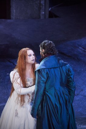 Jessica Pratt in Opera di Firenze's 2014 production of Bellini's <i>I Puritani</i>.