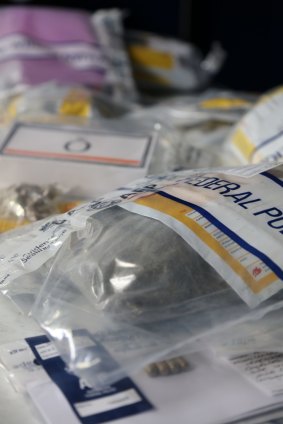 Drugs seized by police as part of Operation Vitreus.