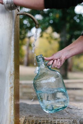 Fill up your jugs at Daylesford's  mineral springs.