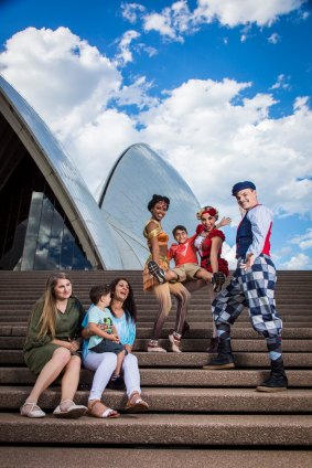 The Sydney Opera House put on a circus show for disadvantaged families.