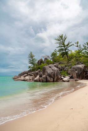 A deserted beach on Magnetic Island.