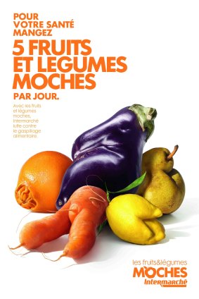 What a peach: French supermarket chain Intermarche kick-started the selling of ugly fruits.