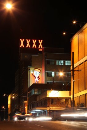 Brisbane's XXXX Brewery.
