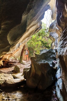 The unique limestone landscape at the Tsingy de Bemaraha.