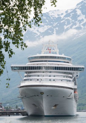 The Emerald Princess: Almost as long as the Sydney Tower is high. 